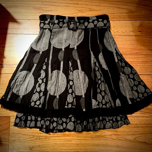 French Designer Patrice Breal Skirt (S) - Picture 6 of 10
